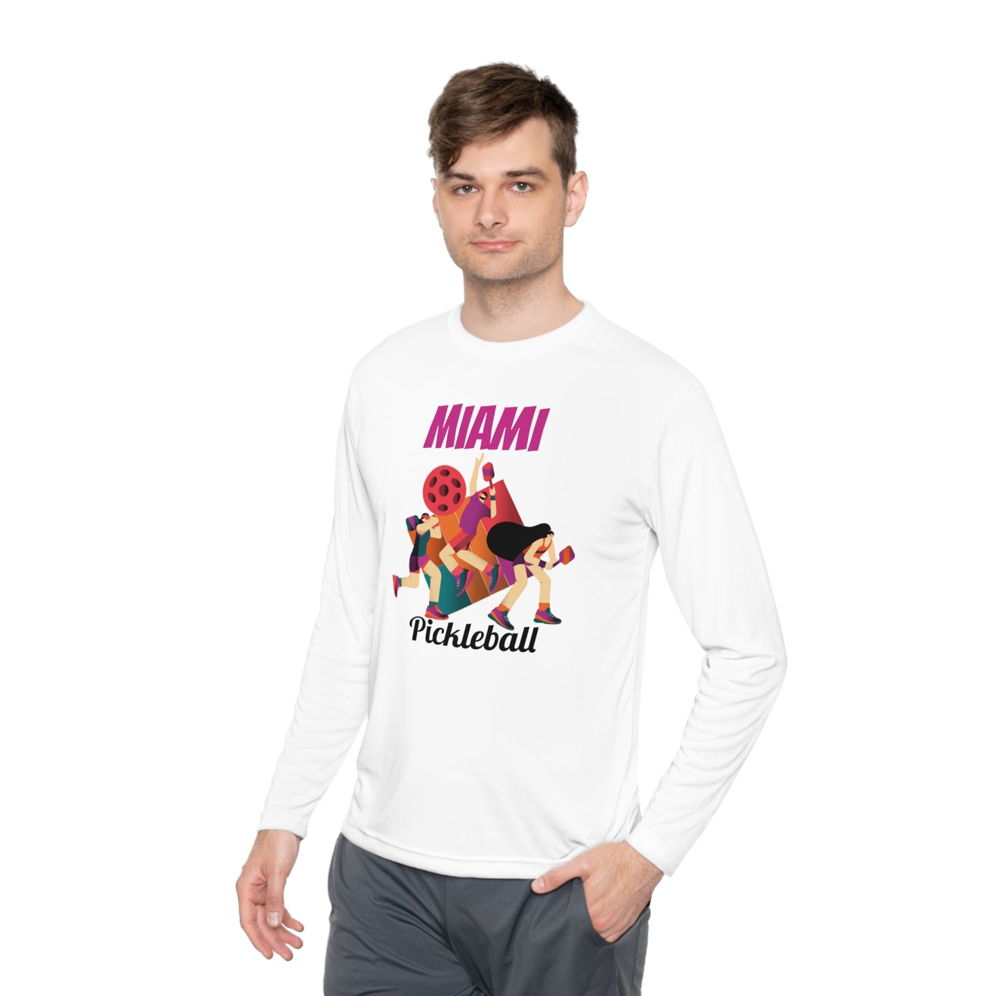 Miami Active Performance Pickleball Long Sleeve Tee