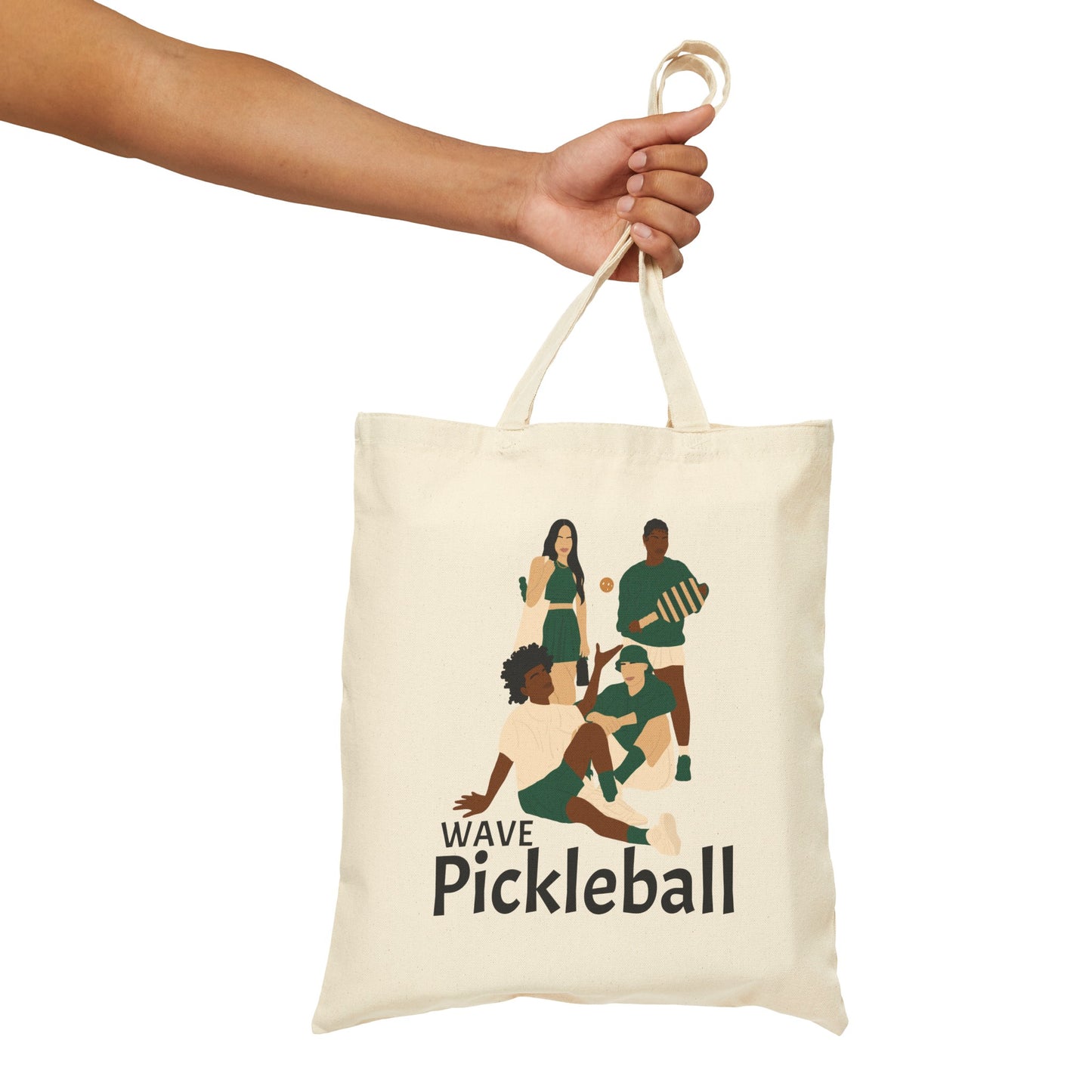 Wave Pickleball Tote Bag