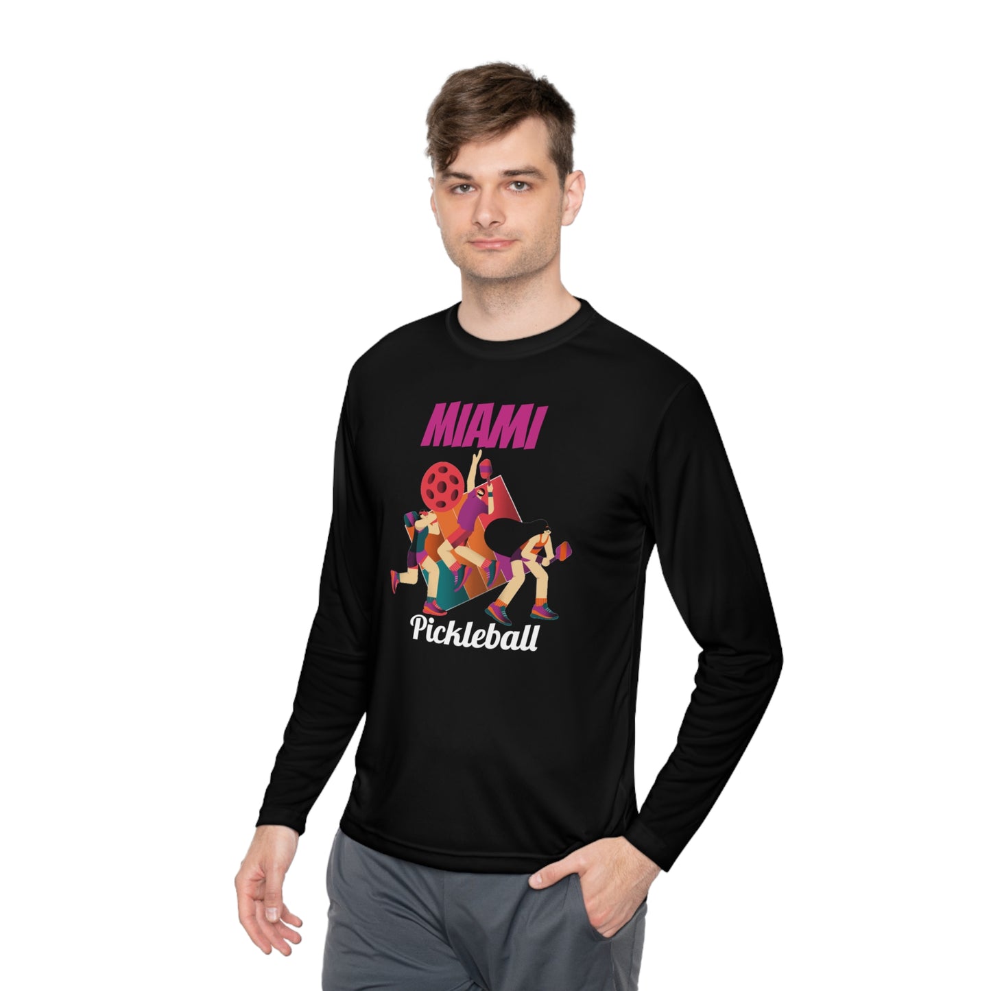 Miami Active Performance Pickleball Long Sleeve Tee