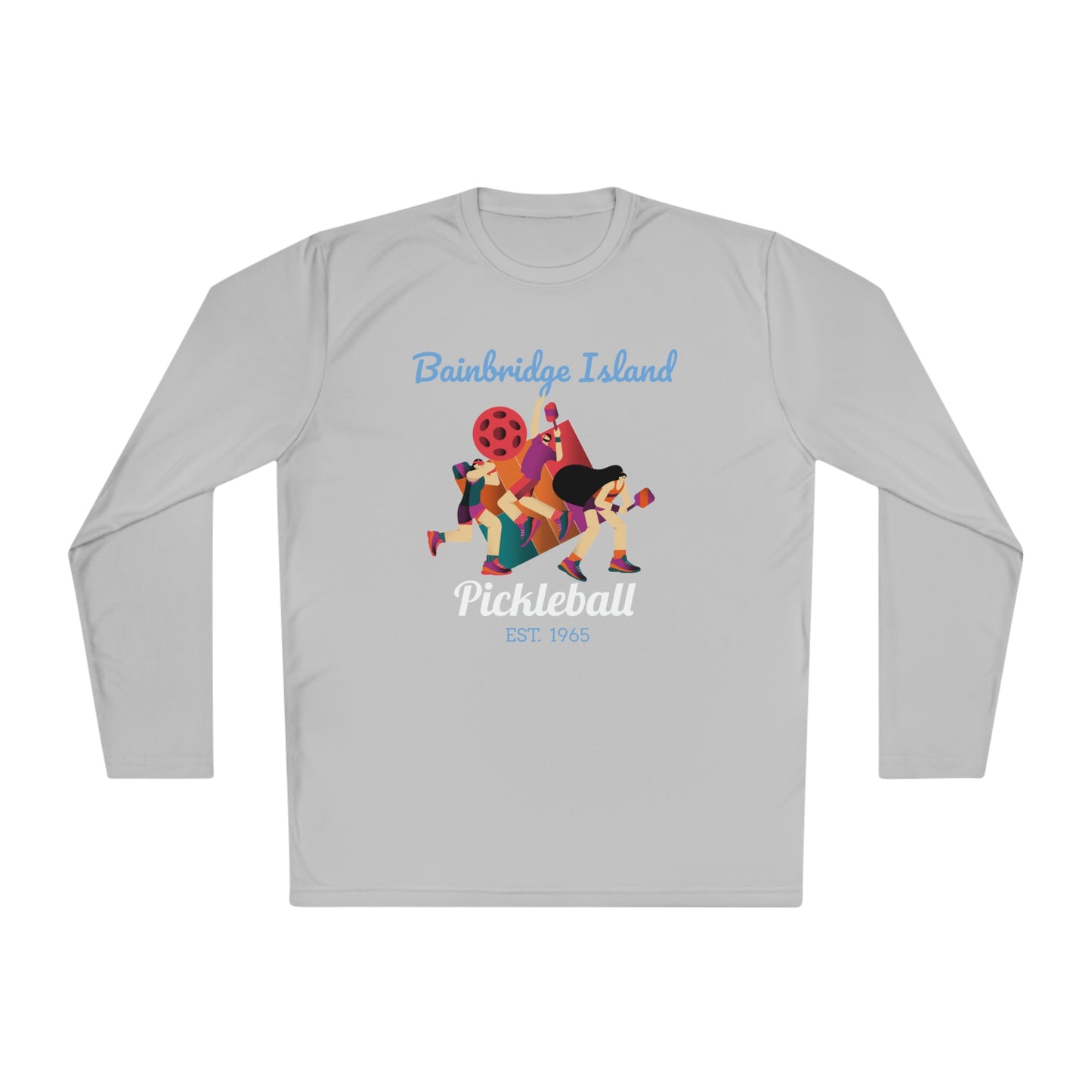 "Bainbridge Island Pickleball Tribute" Active Performance Long Sleeve Tee