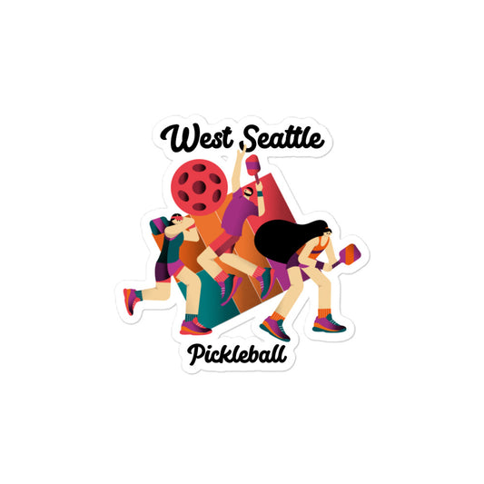 West Seattle Pickleball Sticker